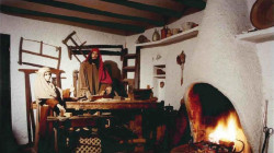 Nativity scene on Carrer de Fora by Albert Parent. Photo: Associació de Pessebristes d'Olesa