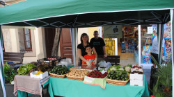 Mercat de la terra i de les mans. Foto: M.A. Arrufat (Productes del Montserratí)