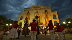 Sardanes de benvinguda de la Flama del Canigó. Foto: Jaume Morera Barreda