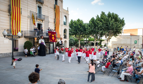 Pregó de Festa Major a càrrec de ACF Olesa Sardanista 60e Aniversari. Foto de Tomàs Muñoz