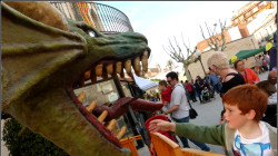 El Drac Olivé per Sant Jordi. Foto: Georgina Muñoz